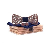 Dřevěný motýlek vyřezávané větvičky - Set
