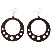 Dřevěné náušnice - Kruhy