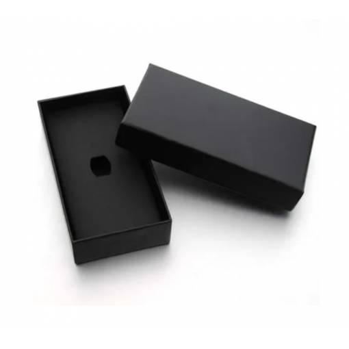 Foto - Dárková krabička - Černá, strukturovaná