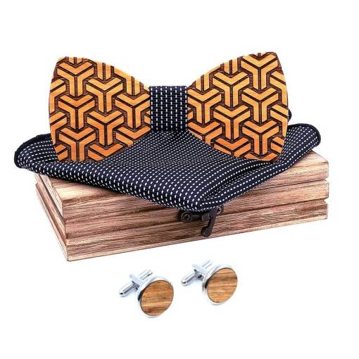 Foto - Set dřevěného motýlku - Ypsilon